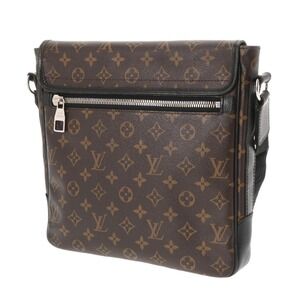 Louis Vuitton Brown Shoulder Macassar Bus Bag Monogram Canvas